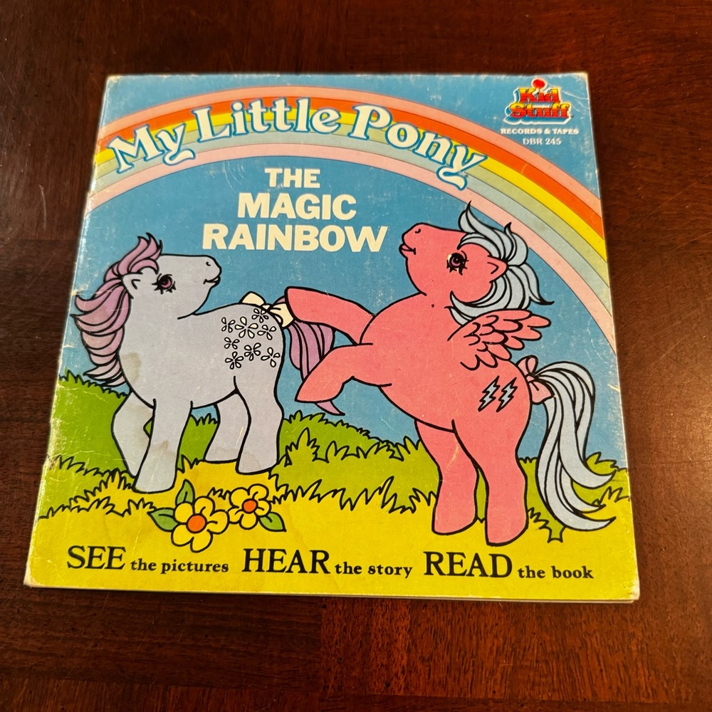 Vintage My Little Pony Toy Story Book